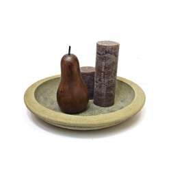 Misa betonowa patera talerz 39cm Oliwka